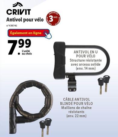 Crivit - Antivol Pour Vélo