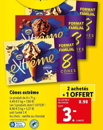 Nestlé - Cônes Extrême