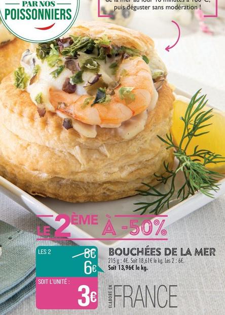 Bouchées De La Mer offre à 4€ sur Supermarché Match