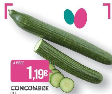 Concombres offre à 1,19€ sur Supermarché Match