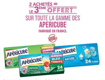 Sur Toute La Gamme Des Apericube offre sur Supermarché Match