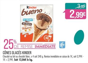 Kinder - Cônes Glacés offre à 2,99€ sur Supermarché Match