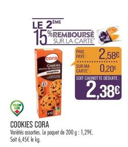 Cora - Cookies offre à 2,38€ sur Supermarché Match