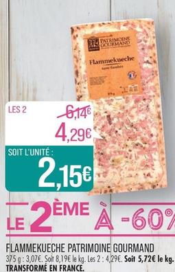 Patrimoine Gourmand - Flammekueche  offre à 3,07€ sur Supermarché Match
