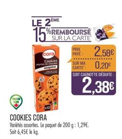 Cora - Cookies offre à 2,38€ sur Supermarché Match