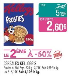 Kellogg's - Céréales offre à 5,19€ sur Supermarché Match