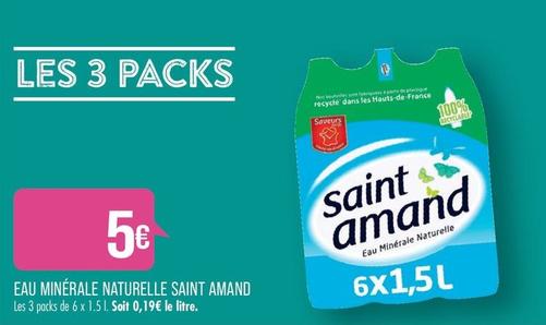 Saint Amand - Eau  offre à 5€ sur Supermarché Match