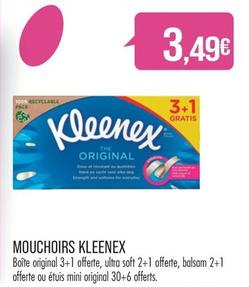Kleenex - Mouchoirs offre à 3,49€ sur Supermarché Match
