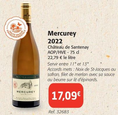 Château De Santenay - Mercurey 2022