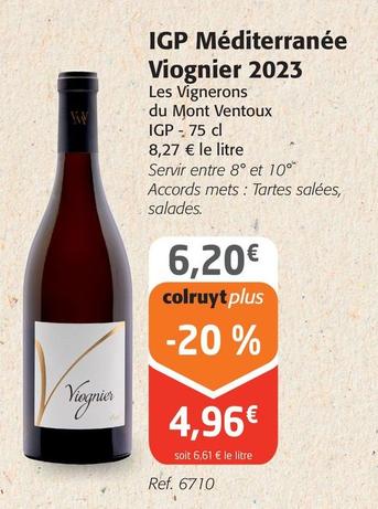 Viognier - IGP Mediterranee 2023