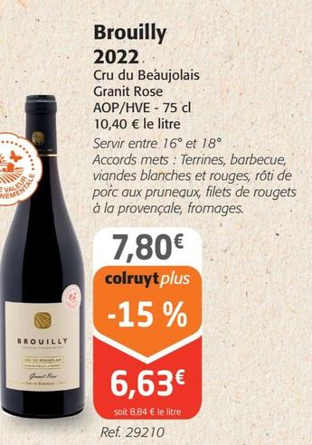 Cru Du Beaujolais - Brouilly 2022