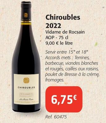 Vidame De Rocsain - Chiroubles 2022