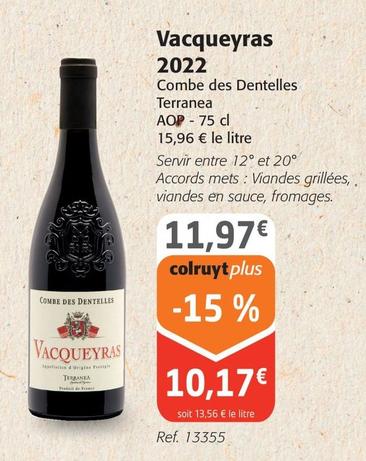 Combe Des Dentelles - Vacqueyras 2022