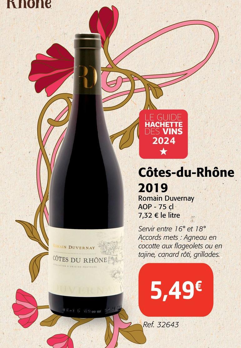 Romain Duvernay - Côtes-du-Rhône 2019