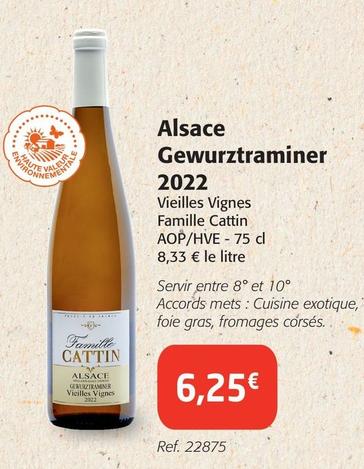 Famille Cattin - Alsace Gewurztraminer 2022