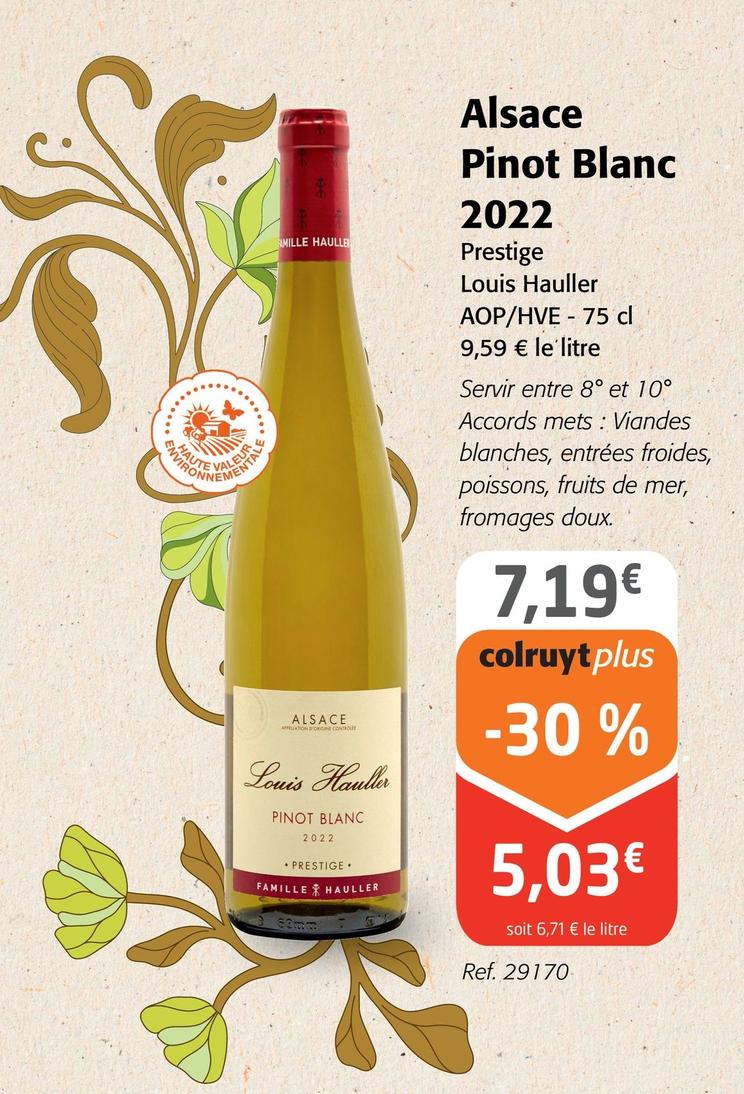 Louis Hauller - Alsace Pinot Blanc 2022