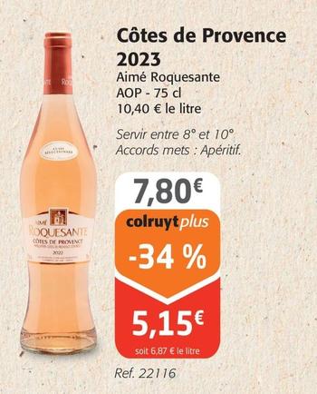 Aime Roquesante - Cotes De Provence 2023