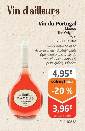 Mateus The Original - Vin Du Portugal 