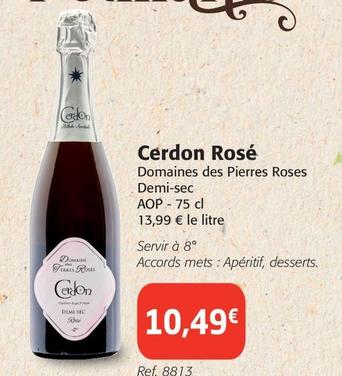 Domaines Des Pierres - Roses Cerdon Rosé