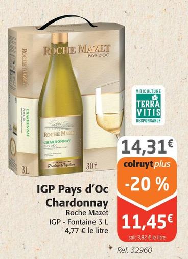 Roche Mazet - Igp Pays D'oc Chardonnay