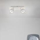 Spot double LED HOOP en métal blanc  Keria offre à 59,49€ sur Keria Luminaires