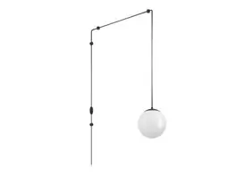 Suspension verre blanc RONDO 3 E27 1X40W offre à 59,9€ sur Keria Luminaires