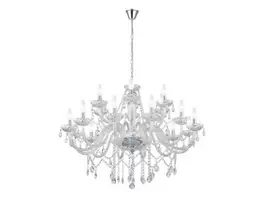 Lustre verre argenté BASILANO 1 E14 18X40W offre à 693,63€ sur Keria Luminaires