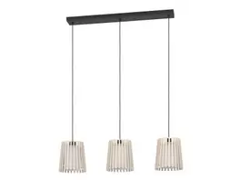 Suspension bois naturel FATTORIA E27 3X25W offre à 179€ sur Keria Luminaires