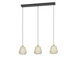 Suspension métal doré CIUDADELA E27 3X40W offre à 127,24€ sur Keria Luminaires