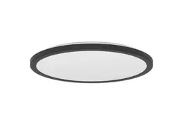 Plafonnier plastique noir ROVITO D39CM LED INT 1X18,5W offre à 46,9€ sur Keria Luminaires