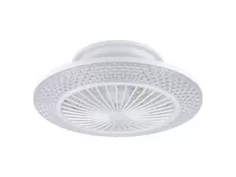 Ventilateur plastique blanc MALINSKA LED INT offre à 219€ sur Keria Luminaires