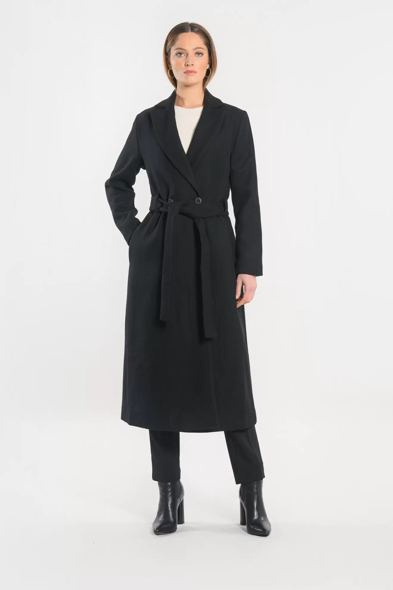 MANTEAU - ASTRID - NOIR offre à 174,3€ sur Kookai