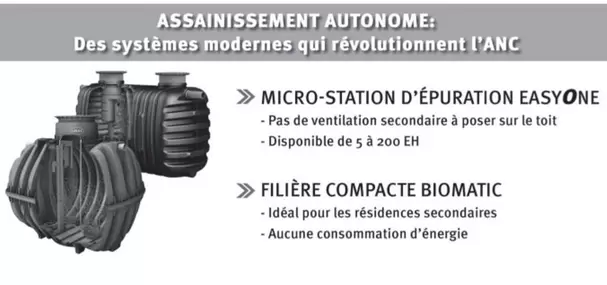 Micro-Station D'Epuration Easyone offre sur Ciffréo Bona