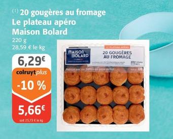 Maison Bolard - 20 Gougères Au Fromage Le Plateau Apéro offre à 5,66€ sur Colruyt