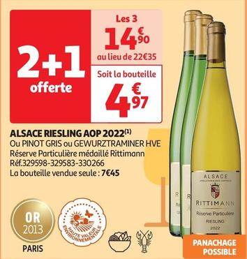 Alsace - Riesling Aop 2022