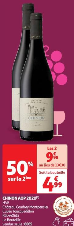 Château Coudray Montpensier - Chinon AOP 2020