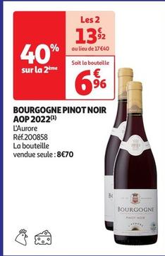 Bourgogne Pinot Noir Aop 2022