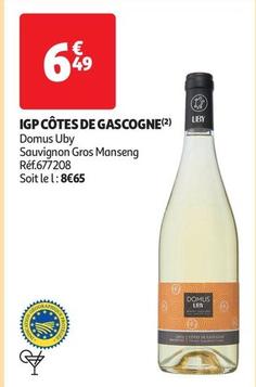 Domus Uby - Igp Côtes De Gascogne