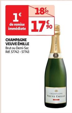 veuve émille - champagne