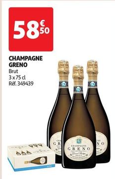 Greno - Champagne offre à 58,5€ sur Auchan Supermarché
