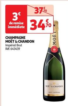 Moët & Chandon - Champagne offre à 34,7€ sur Auchan Supermarché