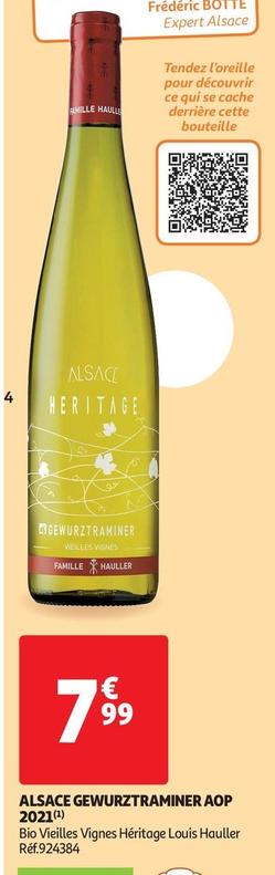 Famille Haulle - Alsace Gewurztraminer AOP 2021