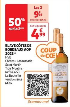 Château Lacaussade Saint Martin - Blaye Côtes De Bordeaux AOP 2021