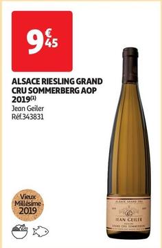 Jean Geiler - Alsace Riesling Grand Cru Sommerberg Aop 2019