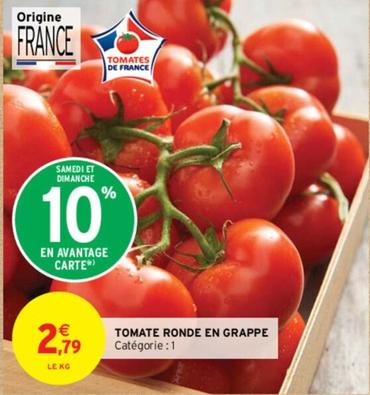Tomates offre à 2,79€ sur Intermarché