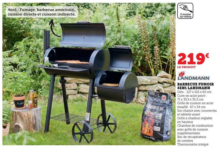 Landmann - Barbecue Fumoir 4En1 offre à 219€ sur Hyper U