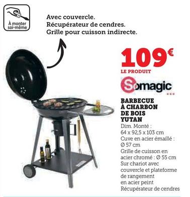 Somagic - Barbecue À Charbon De Bois Yutan offre à 109€ sur Hyper U