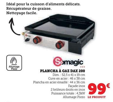Somagic - Plancha À Gaz Dax 200 offre à 99€ sur Hyper U