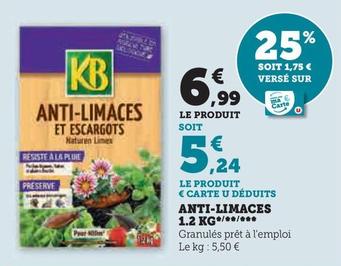 Anti-limaces offre à 5,24€ sur Hyper U