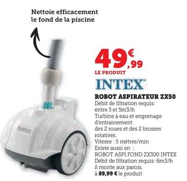 Intex - Robot Aspirateur Zx50 offre à 49,99€ sur Hyper U
